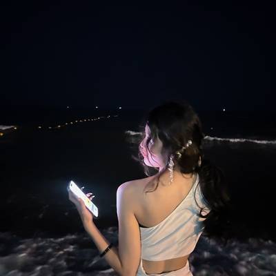 夜景模特