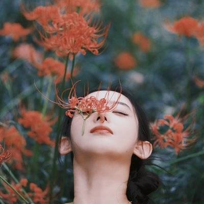 黑白模特