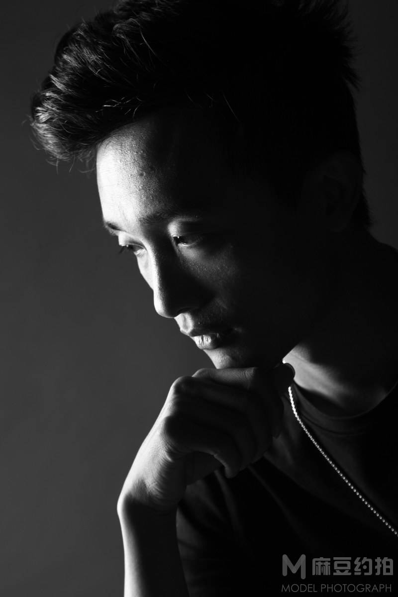 黑白模特