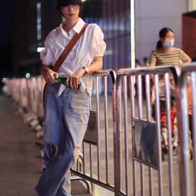 夜景模特