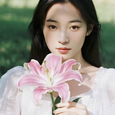 黑白模特
