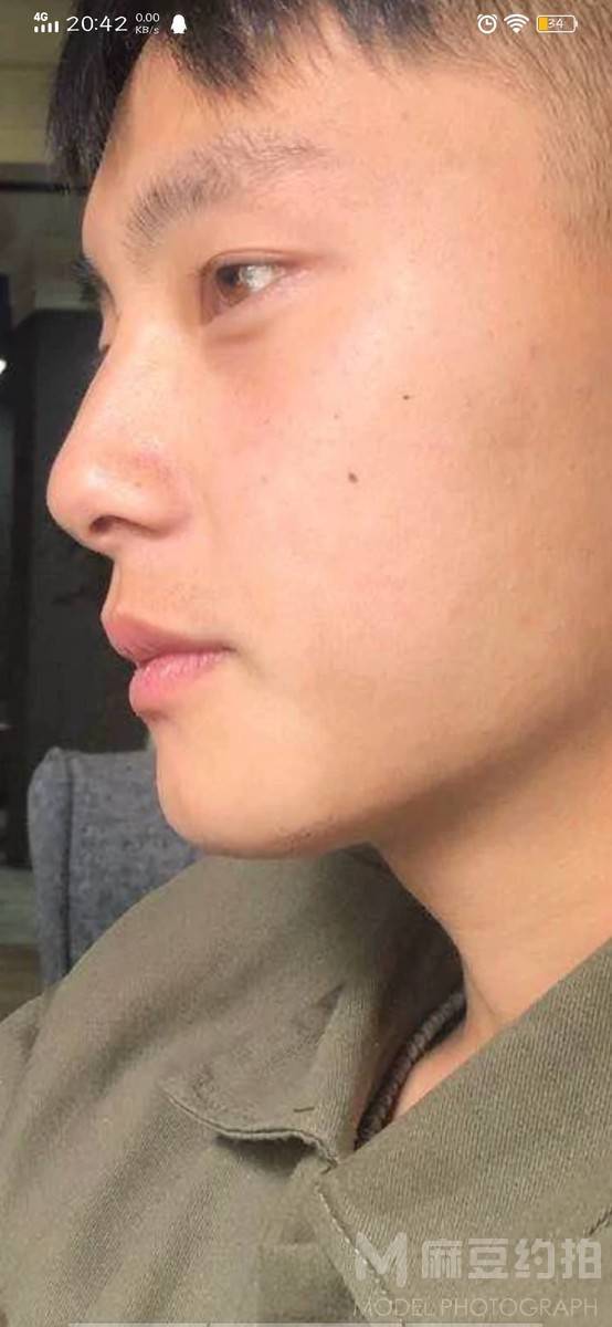 黑白模特