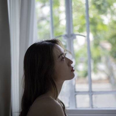 黑白模特