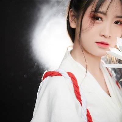 黑白模特