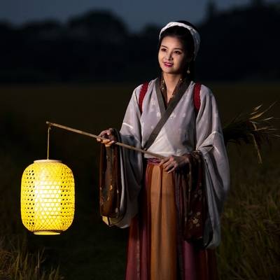 夜景模特