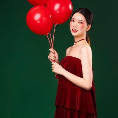 黑白模特