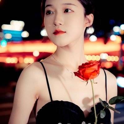 夜景模特
