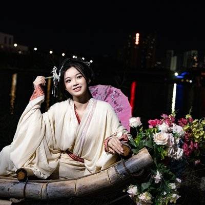 夜景模特