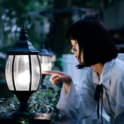 夜景模特