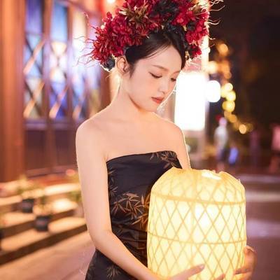 夜景模特