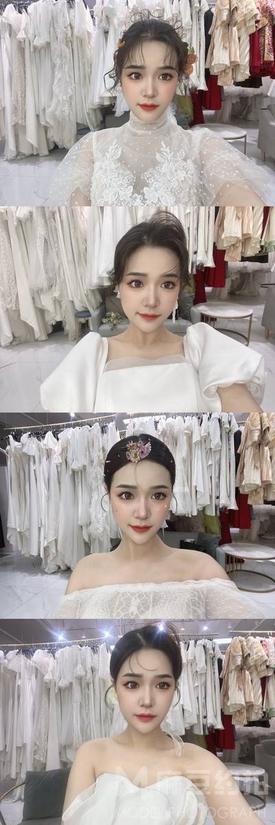 黑白模特