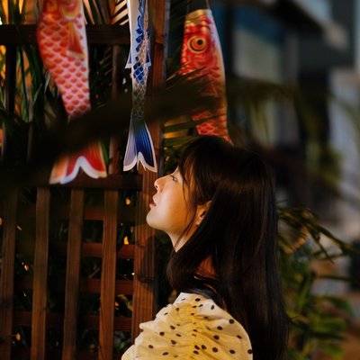 夜景模特