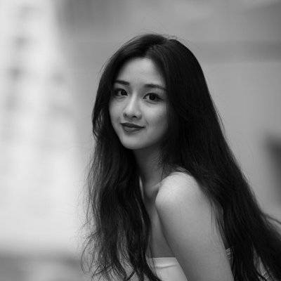 黑白模特
