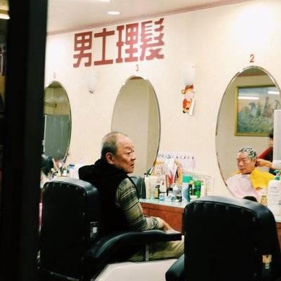 黑白模特