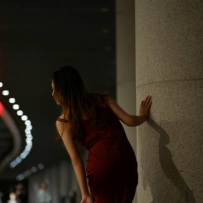 夜景模特