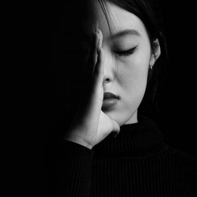 黑白模特