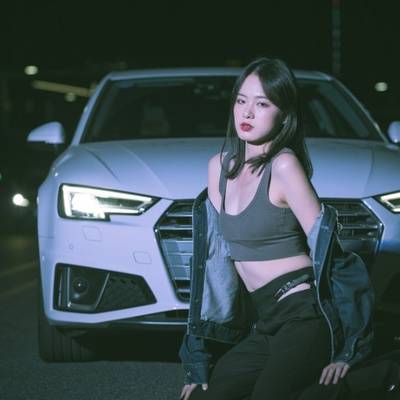 夜景模特