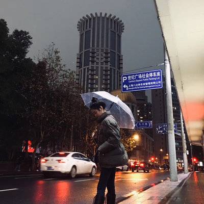 黑白模特