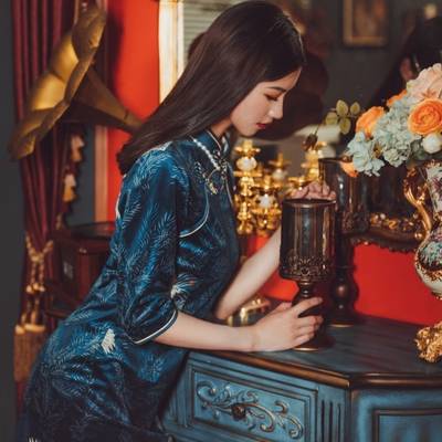 旗袍模特
