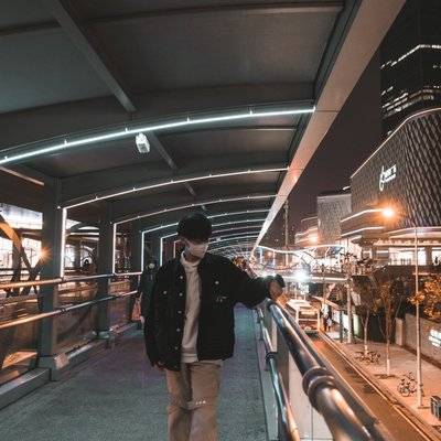 夜景模特