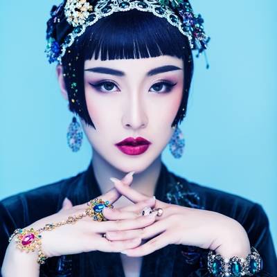 妆容模特