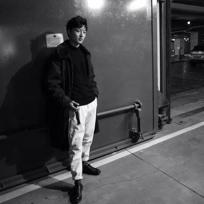 黑白模特