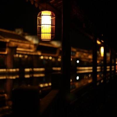 夜景模特