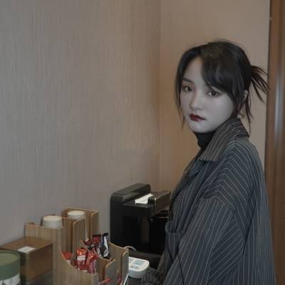 黑白模特