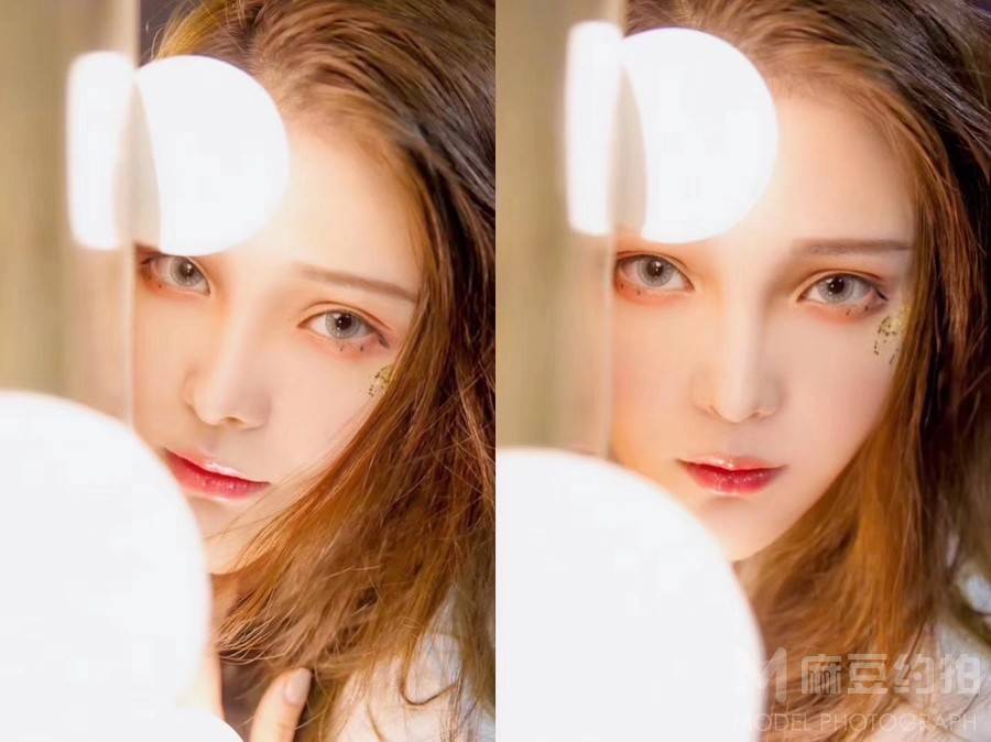 黑白模特