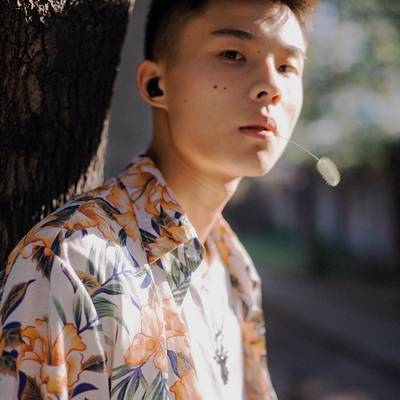 黑白模特