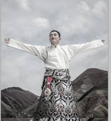 黑白模特