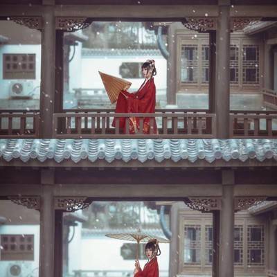 汉服模特