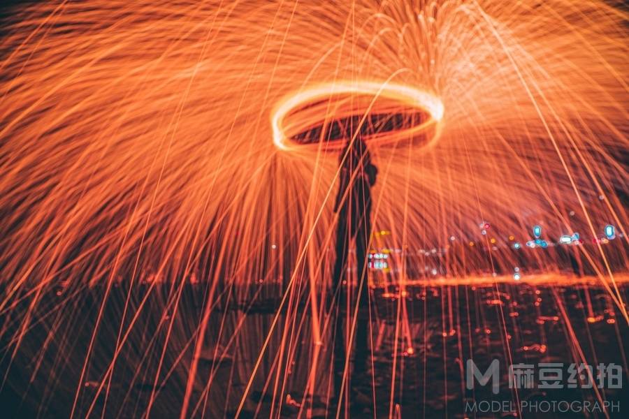 夜景模特