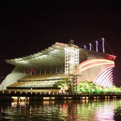 夜景模特