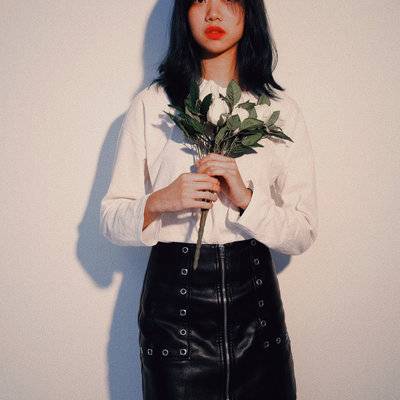 黑白模特