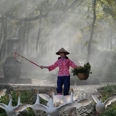 森系模特