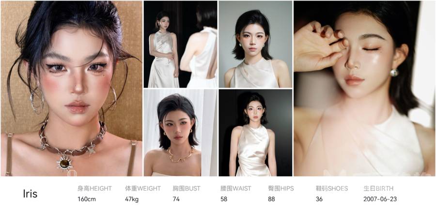 妆容模特