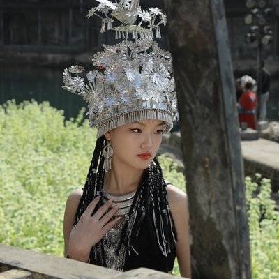 黑白模特