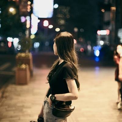 黑白模特