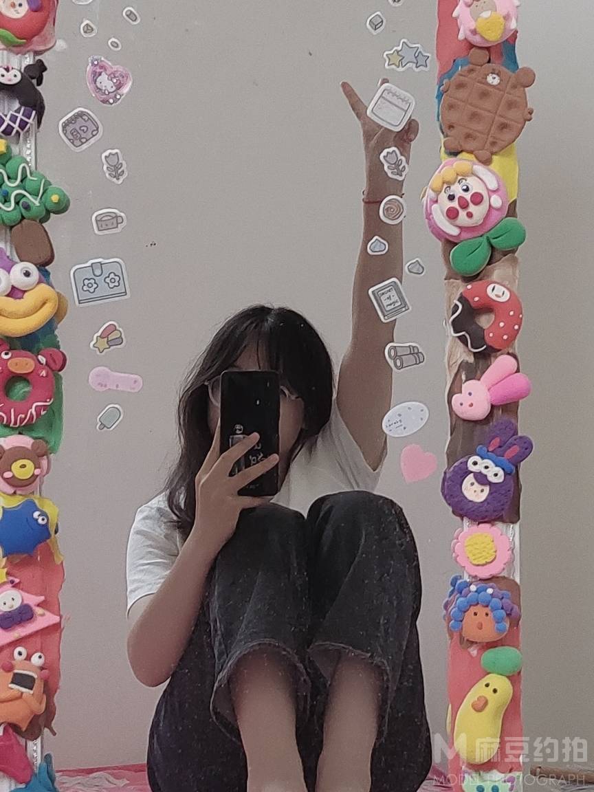 黑白模特