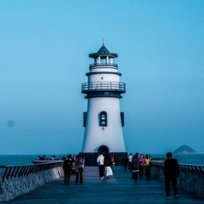 夜景模特