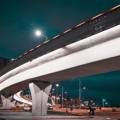 夜景模特