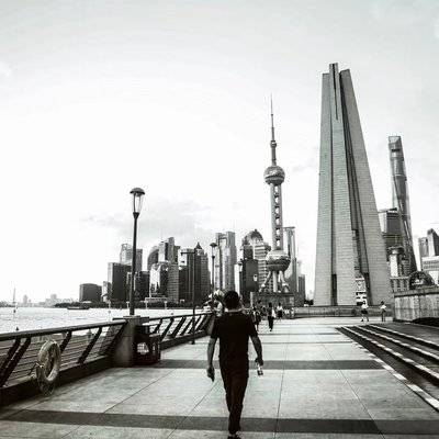黑白模特