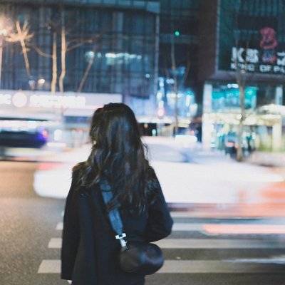 黑白模特