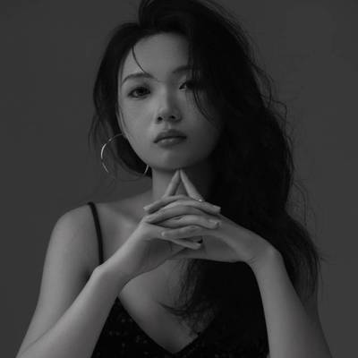 黑白模特
