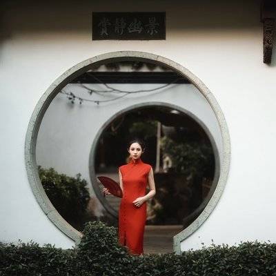 旗袍模特