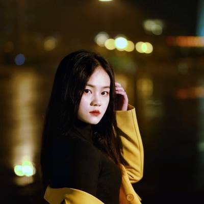 夜景模特