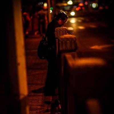 黑白模特