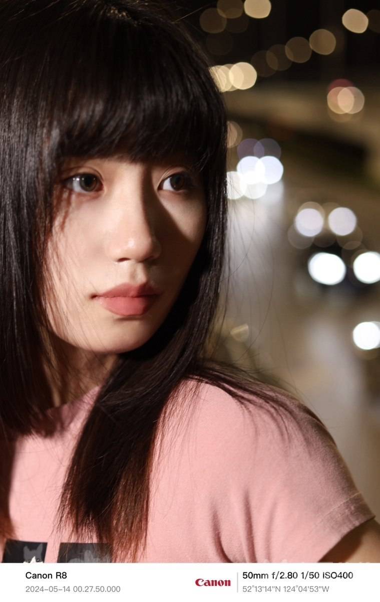 夜景模特