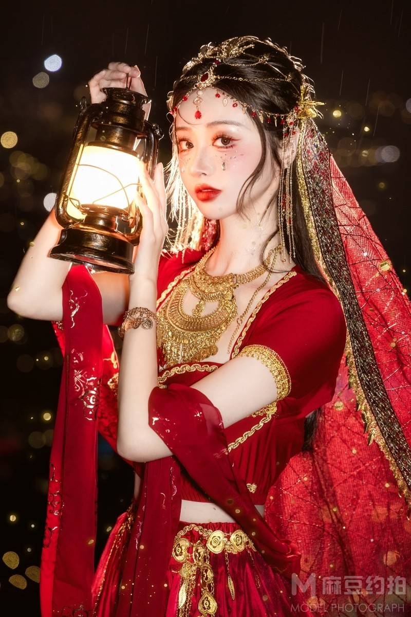 夜景模特